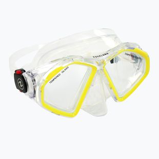 Aqualung Hawkeye transparent/yellow diving mask MS5570007