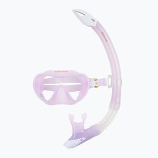 Aqualung Combo Nabul mask + snorkel kit red/white