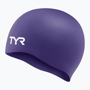 TYR Wrinkle Free Silicone swimming cap purple