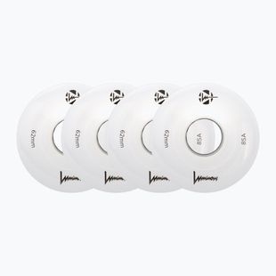 Roller skate wheels FR Skates Luminous Led Quad Wheel 62mm/85A Sixies 6LED X4 white