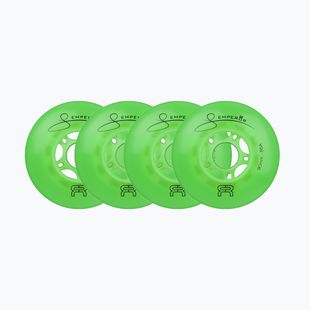 Roller skate wheels FR Skates Downtown Wheel 90mm/85A Emperor X4 green