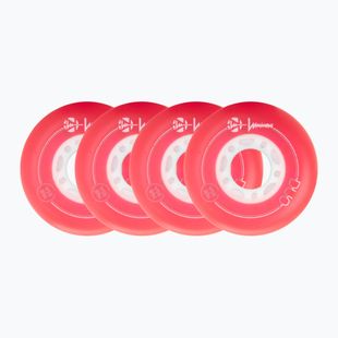 Roller skate wheels Luminous Led Wheels Duo 76mm/85A X4 red/blue