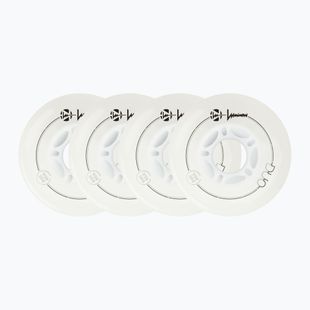 Roller skate wheels Luminous Led Wheels Duo 84mm/85A X4 white/blue