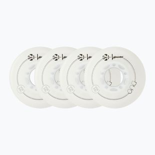 Roller skate wheels Luminous Led Wheels Duo 76mm/85A X4 white/blue