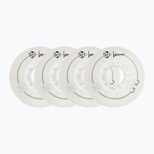 Roller skate wheels Luminous Led Wheels Duo 72mm/85A X4 white/blue