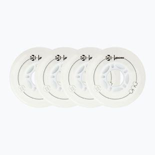 Roller skate wheels Luminous Led Wheels Duo 84mm/85A X4 white/red