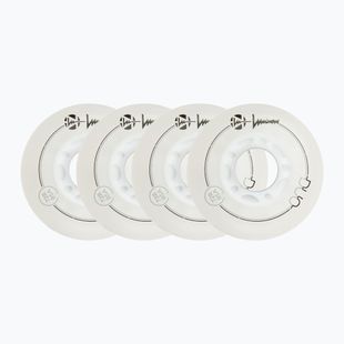 Roller skate wheels Luminous Led Wheels Duo 72mm/85A X4 white/red