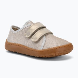 Children's barefoot shoes Froddo Canvas gold shine