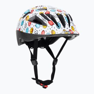 Children's bike helmet ABUS Smooty 2.0 white smiley