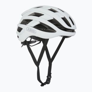 Bicycle helmet ABUS AirBreaker fleece white matt