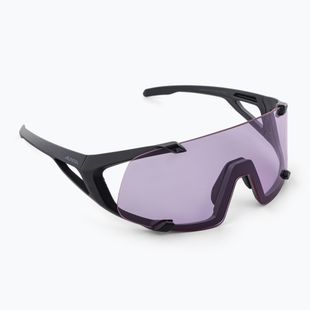 Alpina Hawkeye Q-Lite V black matt/purple sunglasses