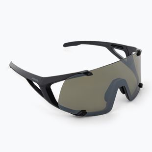 Alpina Hawkeye Q-Lite black matt/silver mirror sunglasses