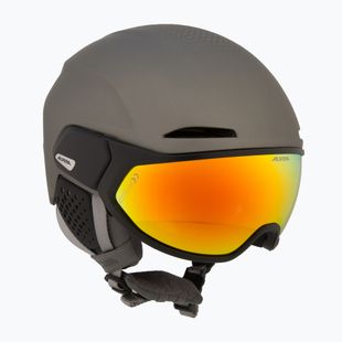 Alpina Oro QV Mips gunmetal matt ski helmet