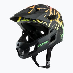 Alpina Rupi fading neon matt children's bike helmet