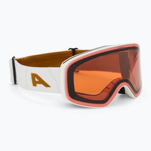 Alpina Ladis Q ski goggles white/ gold matt/ gold