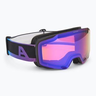 Alpina Taos Q-Lite black/ oil matt/ blue ski goggles