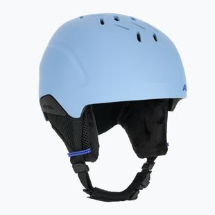 Alpina Pizi children's ski helmet smoke/ blue matt