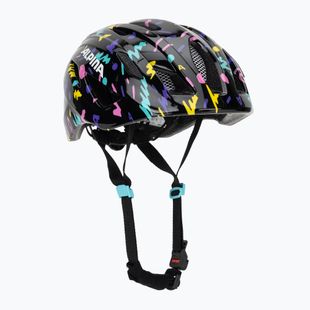 Children's bike helmet Alpina Pico black/confetti gloss