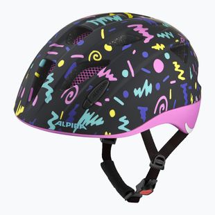 Children's bike helmet Alpina Ximo Flash black confetti matt