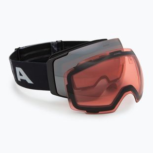 Ski goggles Alpina Falera Mag Q-Lite black/glacier matt/silver/pink