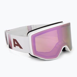 Ski goggles Alpina Venet Q-Lite white/rose matt/rose