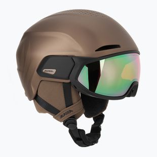 Ski helmet Alpina Oro QV Mips sepia metallic
