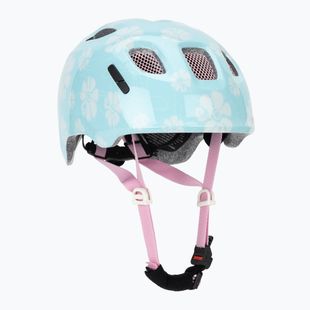 Children's bike helmet Alpina Ximo 2 Jr aqua rose flower gloss
