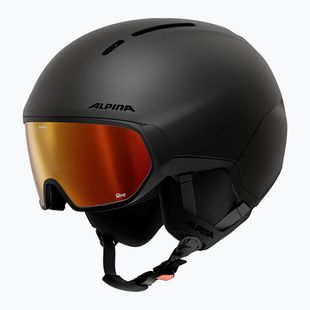 Ski helmet Alpina Vizzard Q-Lite black matte