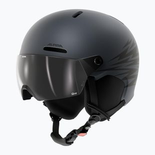 Children's ski helmet Alpina Zupo 2 Visor Q-Lite midnight grey