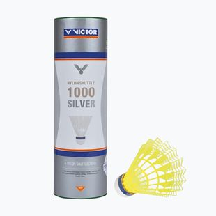 Badminton shuttlecocks  VICTOR Nylonshuttle 1000 fast yellow