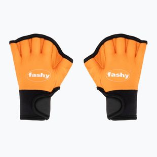 Fashy 4462 neoprene aquafitness gloves orange/black