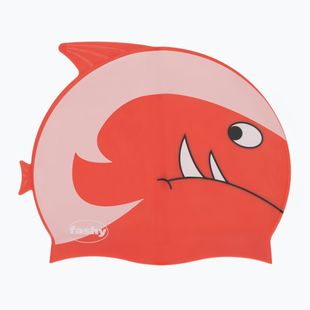 Fashy 3048 Printed yellow/red children's swimming cap