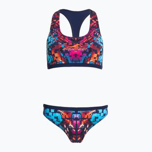Women's two-piece swimsuit aquafeel I-Nov Racerback mystical ornament