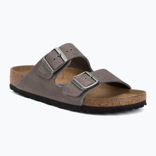 Slides BIRKENSTOCK Arizona Soft Footbed Oiled Leather Narrow iron