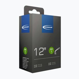 SCHWALBE AV 1 12 x 1.75-2.10 / 40 mm bicycle inner tube black