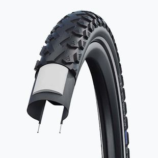 Bike tyre SCHWALBE Land Cruiser Plus Puncture Guard Green Compound 28 x 1.60 black reflective