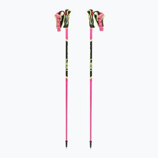 Ski poles LEKI Venom SL 3D neon pink/black/neon yellow