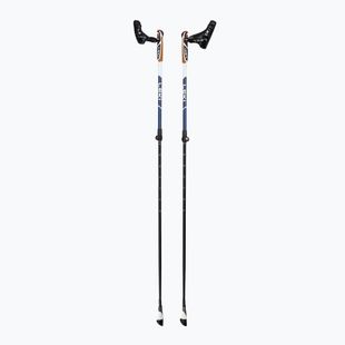 LEKI Smart Supreme midnightblue dark metallic/darkblue/white Nordic walking poles