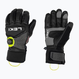LEKI Griffin Tune 3D Boa men's ski glove black/graphite/ice lemon