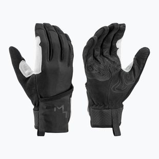 Ski touring gloves LEKI Montera Base black/white/muddy