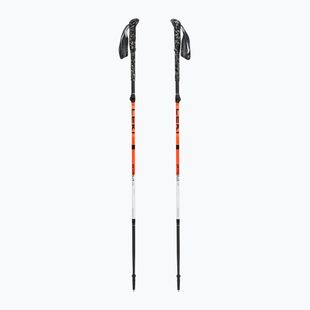 Trekking poles LEKI Skysolo FX.One Carbon neon orange/white/black