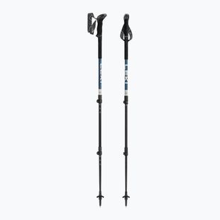 Trekking poles LEKI Makalu stone blue dark/warm grey dark