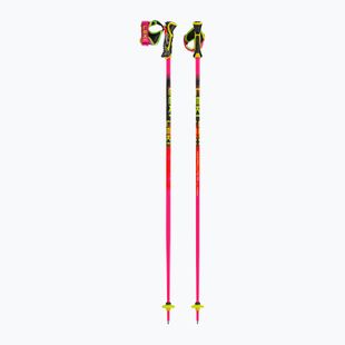 Children's ski poles LEKI WCR Pro Lite SL TR neon pink/black/neon yellow