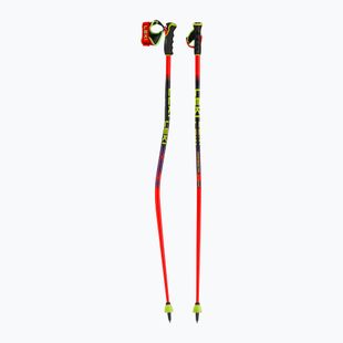 Ski poles LEKI WCR Pro GS TR bright red/black/neon yellow