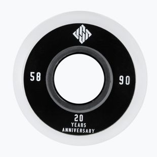 USD TEAM 58mm/90A rollerblade wheels 4 pcs white 700481