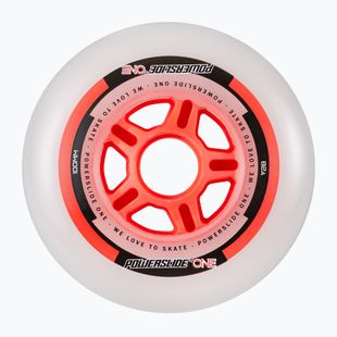 Powerslide One 100/82A rollerblade wheels 4 pcs red