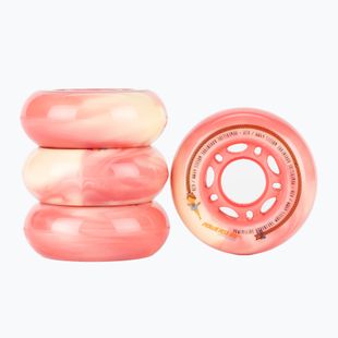 Powerslide Princess Girls Wheel 64 4-pack pink 905315 rollerblade wheels