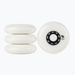 UNDERCOVER WHEELS Team Bullet Radius 80mm/86A rollerblade wheels 4 pcs white 406179