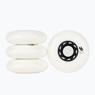Powerslide Team 72 4-pack white rollerblade wheels 406181
