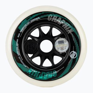 Powerslide Graphix Left rollerblade wheels white 905361